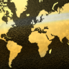 world map bw gold 2