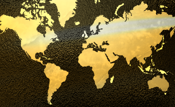 world map bw gold 2