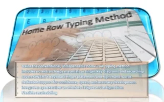 Home row typing method